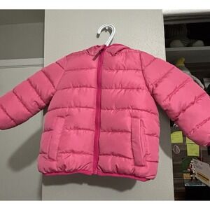 Jelly Beans Brand Infant Girls Pink Winter Coat 18 Mo NWT